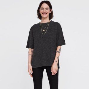 soft feel textured weave top